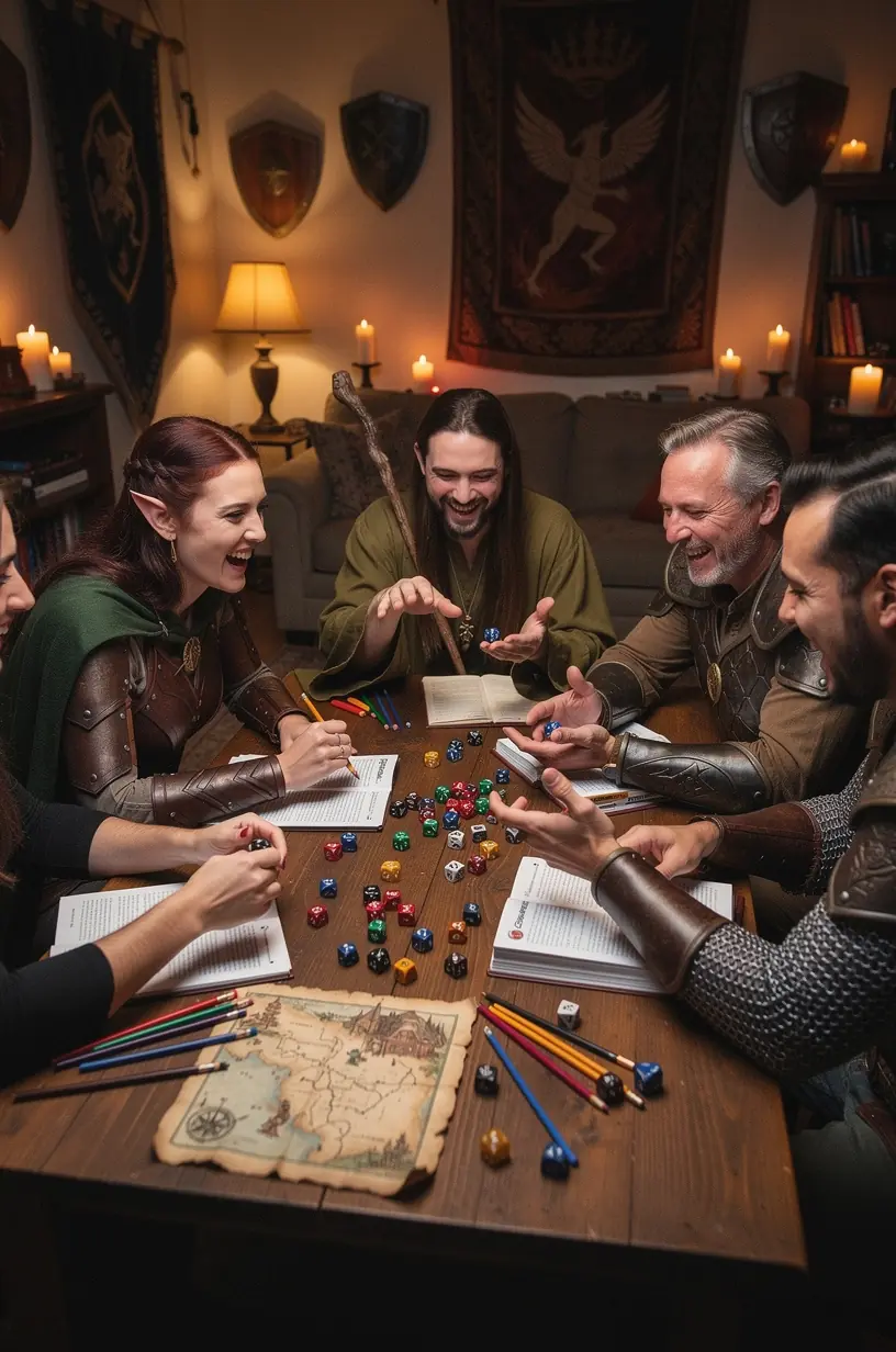 Inclusive board game space fostering community and engagement.